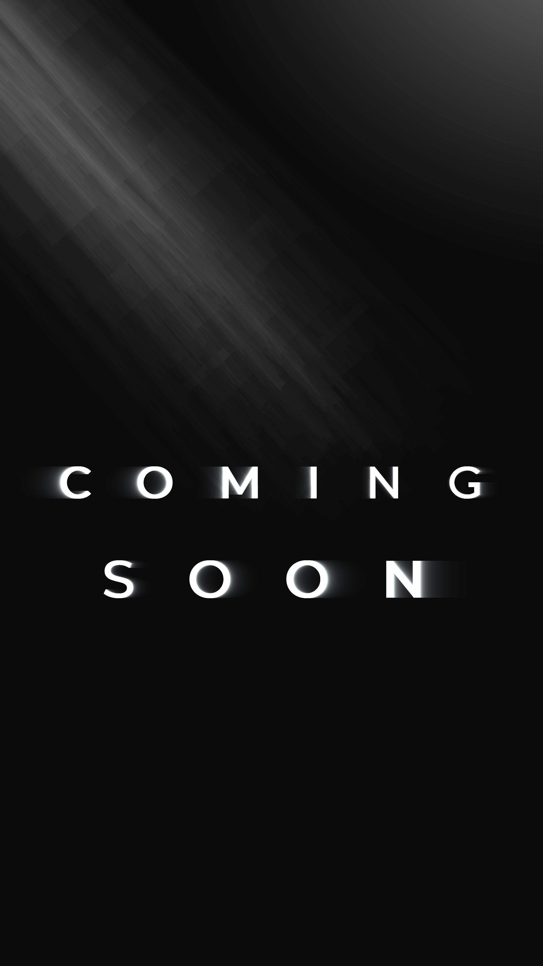 Black background with 'COMING SOON' text