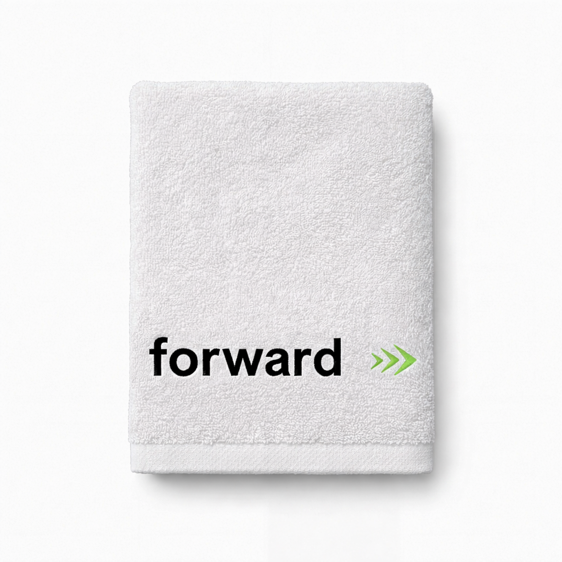 forward White Mini Towel