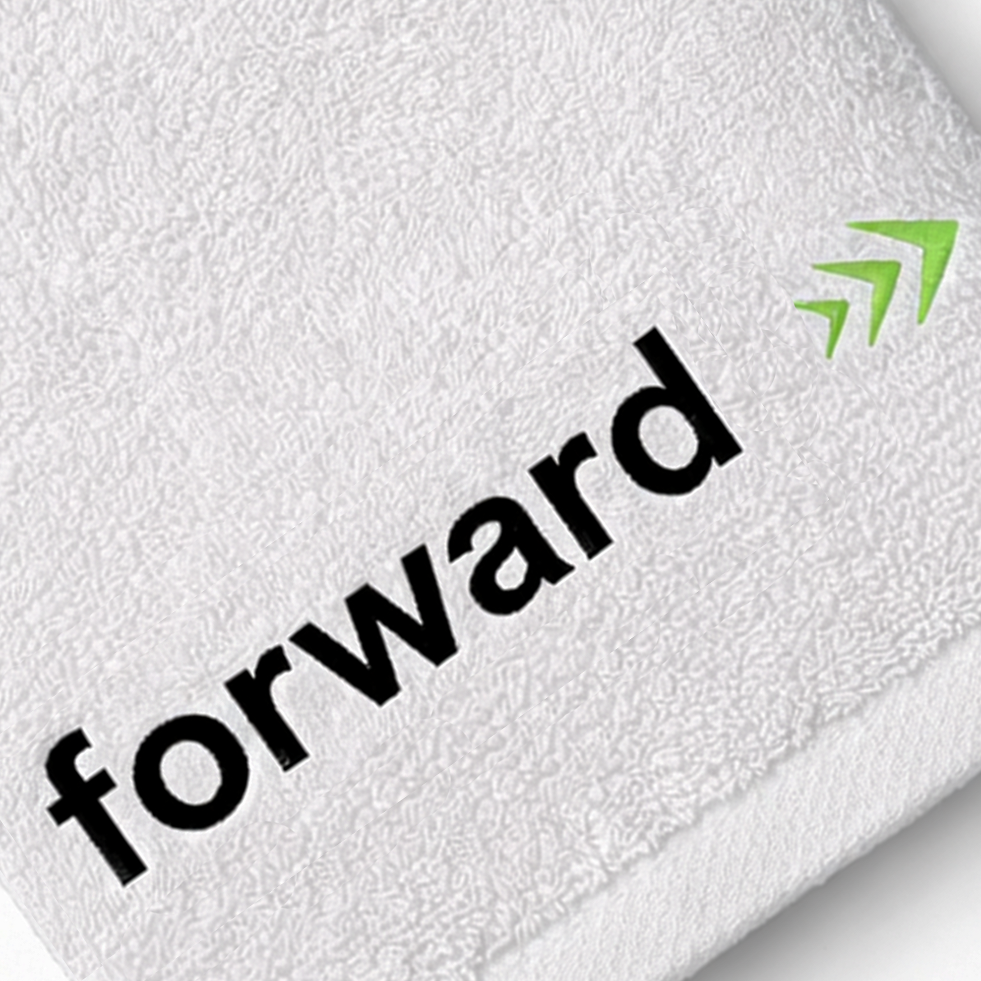 forward White Mini Towel